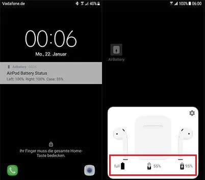 How to Check AirPods Battery Life on Android