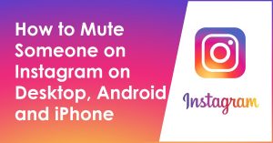 How to Mute Someone on Instagram on Desktop Android iPhone