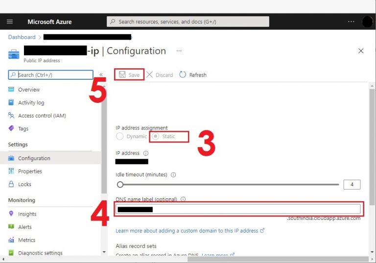 How to Assign Public Static IP for Azure VM