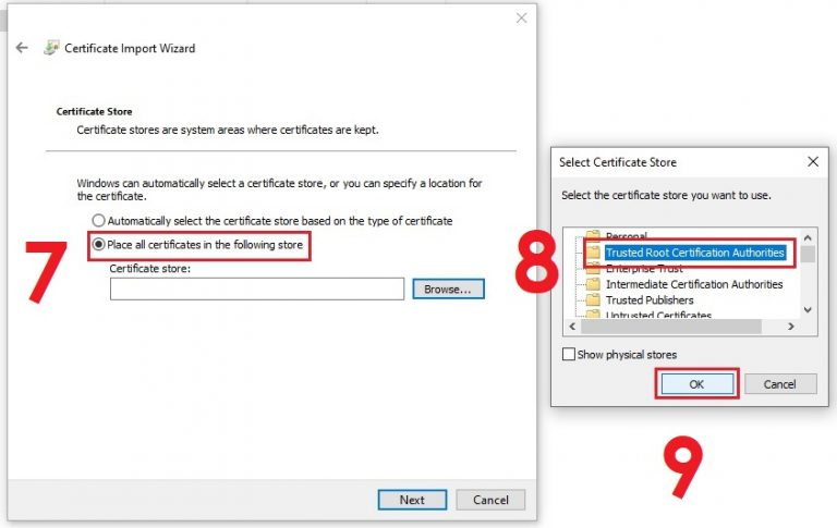 How to Install the Self Sign Certificate on Client PC