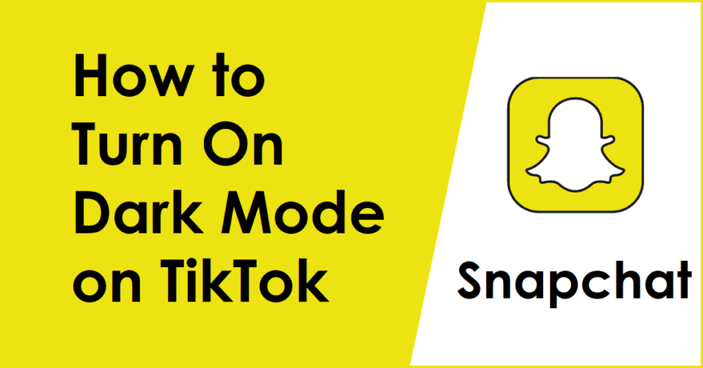 How to Turn On Dark Mode on TikTok